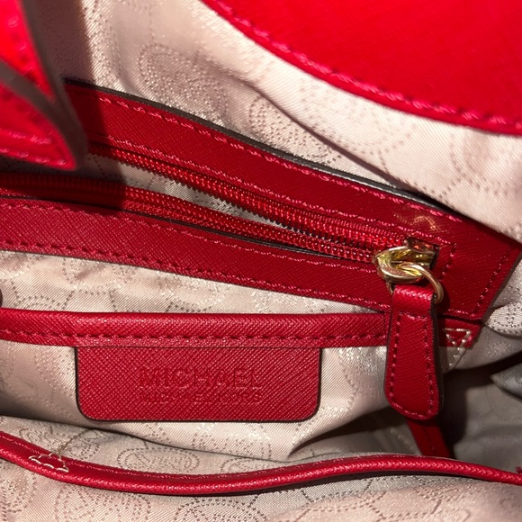 🌶️Michael Kors Hamilton Saffiano Leather Large Tote Shoulder Bag - Picture 13 of 13